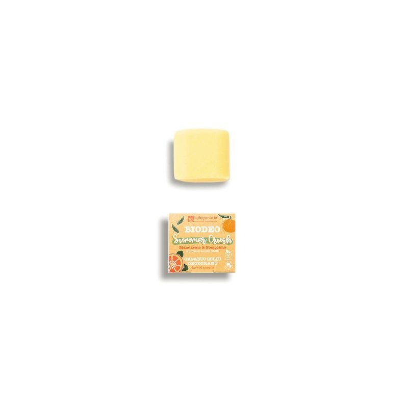 Biodeo Solid Exotic - Summer Crash La Saponaria Deodorant  Available on Yumibio.com