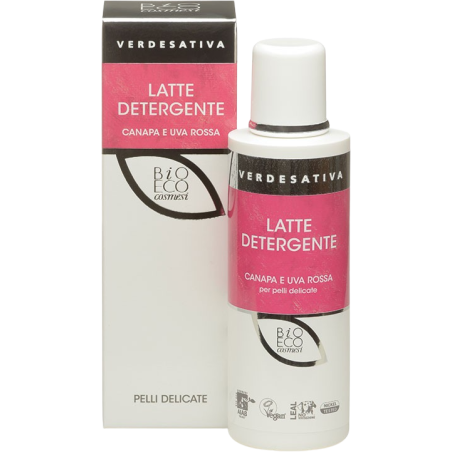 Lait Démaquillant Chanvre et Raisin Rouge-Verdesativa / Y