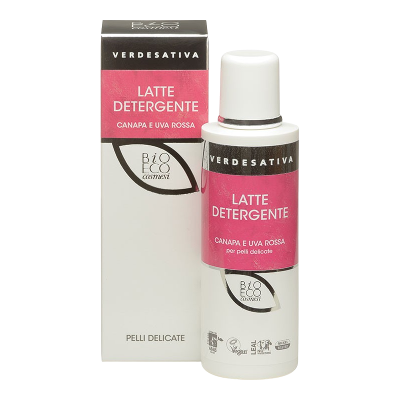 Lait Démaquillant Chanvre et Raisin Rouge-Verdesativa / Y