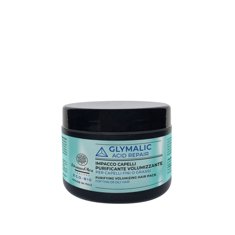 Gly Malic Acid Repair-Pack Purifiant Volumateur pour Cheveux Domus Olea Toscana Compresse pré-shampooing   Disponible sur Yum...