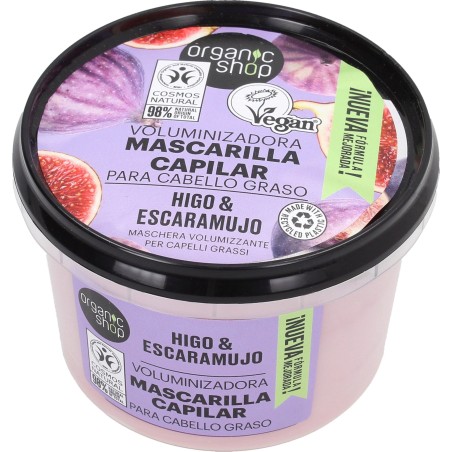 Volumizing and Rebalancing Hair Mask with Prickly Pear Organic Shop Mask  Available on Yumibio.com