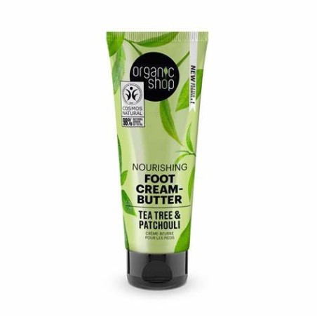 Nourishing Foot Butter Cream with Tea Tree Organic Shop Foot care  Available on Yumibio.com
