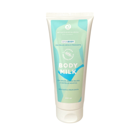 Bodo Lavanda Milk Lavender and White Musk DIVA BODO BOD My Sezione Aurea Organic Body Creams  Available on Yumibio.com