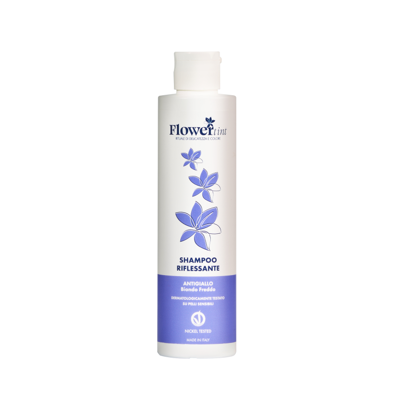 Anti - Yellow-Blond Cold Reflexive Shampoo Purobio Reflective Hair  Available on Yumibio.com