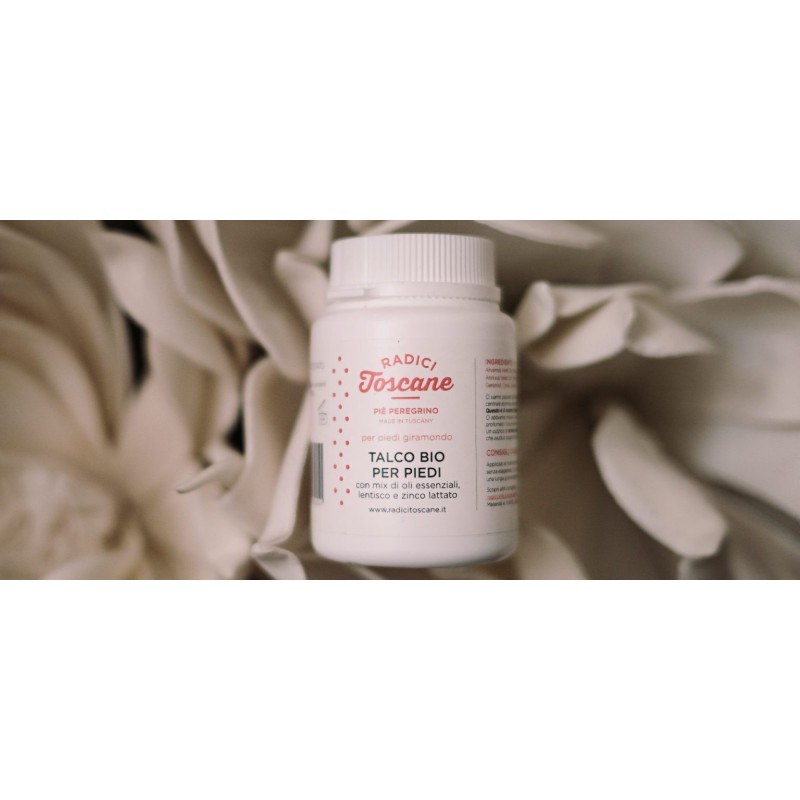 Déodorant en Poudre pour les Pieds Radici Toscane Soins des pieds   Disponible sur Yumibio.com