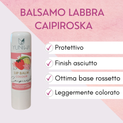 Yuniwa Cosmetics  Balsamo Labbra Protettivo Colorato - Caipiroska  Lipbalm Yuniwa Cosmetics