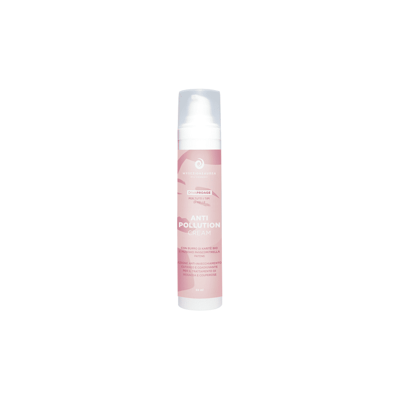 Nadia - Crème Visage et le Cou Anti pollution My Sezione Aurea Cosmetici Antipollution   Disponible sur Yumibio.com