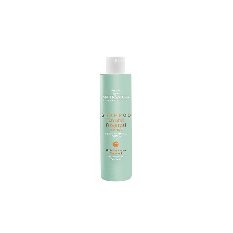 Shampoo Frequent Washing with White Tea Maternatura Shampoo Weak Hair   Available on Yumibio.com
