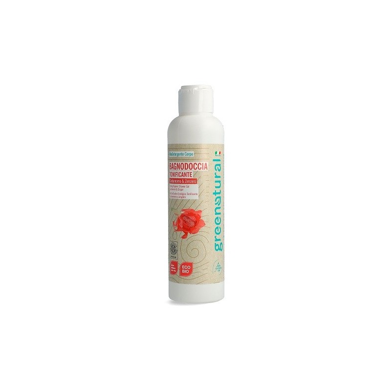 Douche tonifiante à la cardamome et au gingembre Greenatural Bain Moussant Bio   Disponible sur Yumibio.com