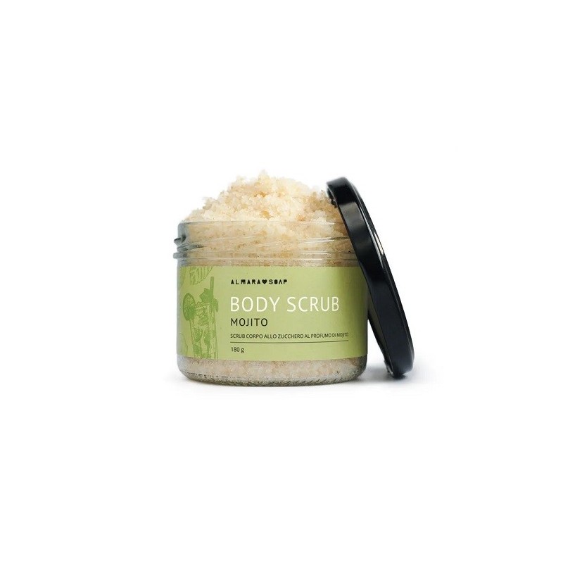Almara Soap  Scrub Viso e Corpo - Minty Sugar  Scrub Viso