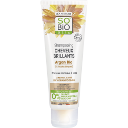 SO’BiO étic  Shampoo Nutriente ed Illuminante con Argan ed Acido Oleico  Shampoo Capelli Secchi e Trattati