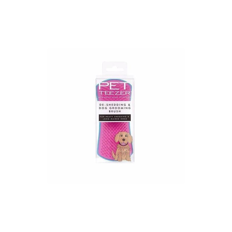 Tangle Teezer  Spazzola Deshedding Pet - Blue Pink  Amici Animali