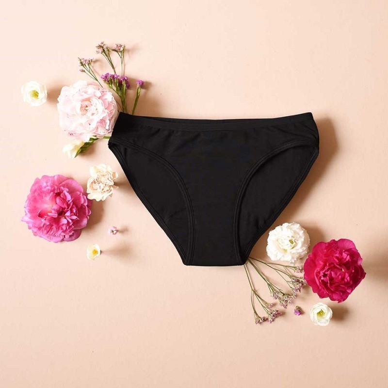 Bertyne - Slip Mestruali  Slip Mestruale Nero - Taglia XL  Assorbenti