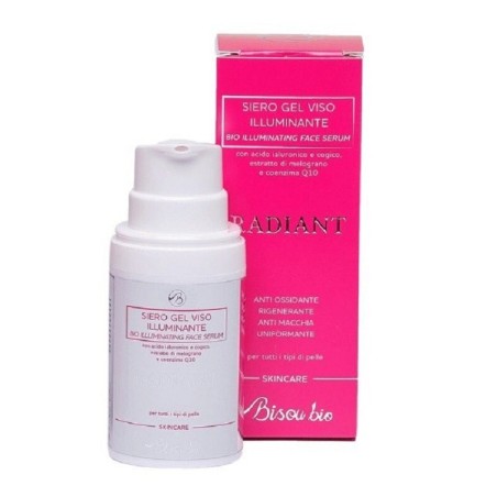 Bisou Bio  Siero Gel Viso Illuminante con Acido Cogico  Antimacchia