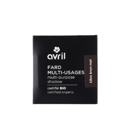 Fard À Paupières-Sourcils - Brun Très Foncé Avril Les fards à paupières   Disponible sur Yumibio.com