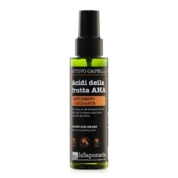 La Saponaria  Attivo Capelli Spray Anticrespo - Acidi della frutta AHA  Lozioni per capelli e oli