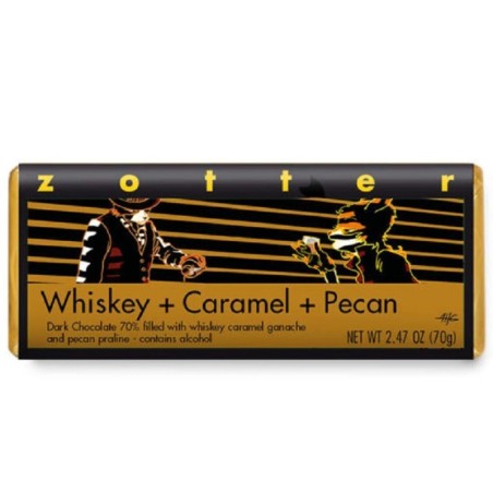 Zotter  Snack di Cioccolato con Whisky e Noci  Cioccolato