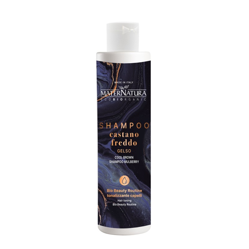 Maternatura  Shampoo Tonalizzante - Castano Freddo Gelso  Riflessanti Capelli
