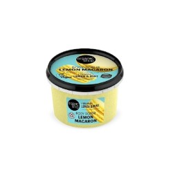 Body Scrub with Lemon Macaron Organic Shop Body Scrub  Available on Yumibio.com