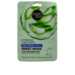 Masque Visage Rééquilibrant en Tissu à l'Acide Hyaluronique-Boutique Bio / Y