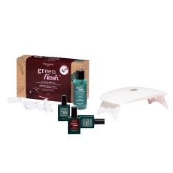 Dark Pansy semi-permanent enamel complete Kit-Green Flash
