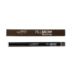 Purobio  FillBrow Pen Brush 02 - Castano  Matite sopracciglia