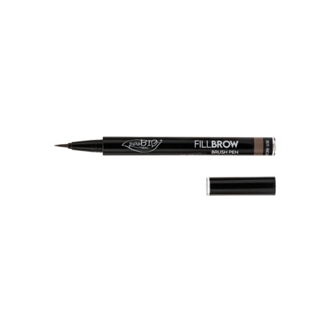 Purobio  FillBrow Pen Brush 02 - Castano  Matite sopracciglia