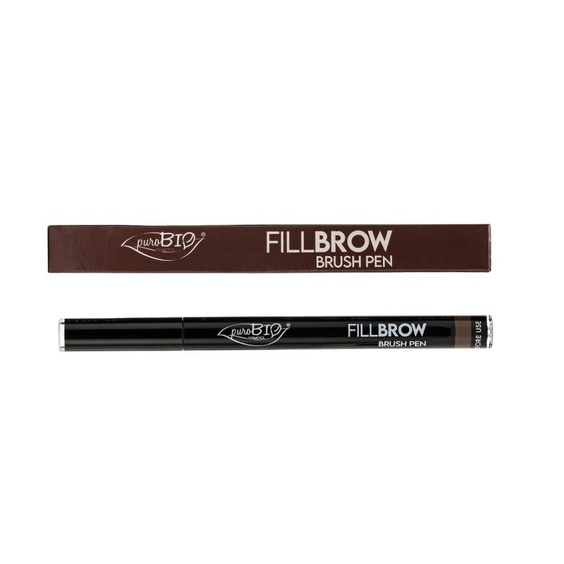 Purobio  FillBrow Pen Brush 03 - Castano Scuro  Matite sopracciglia