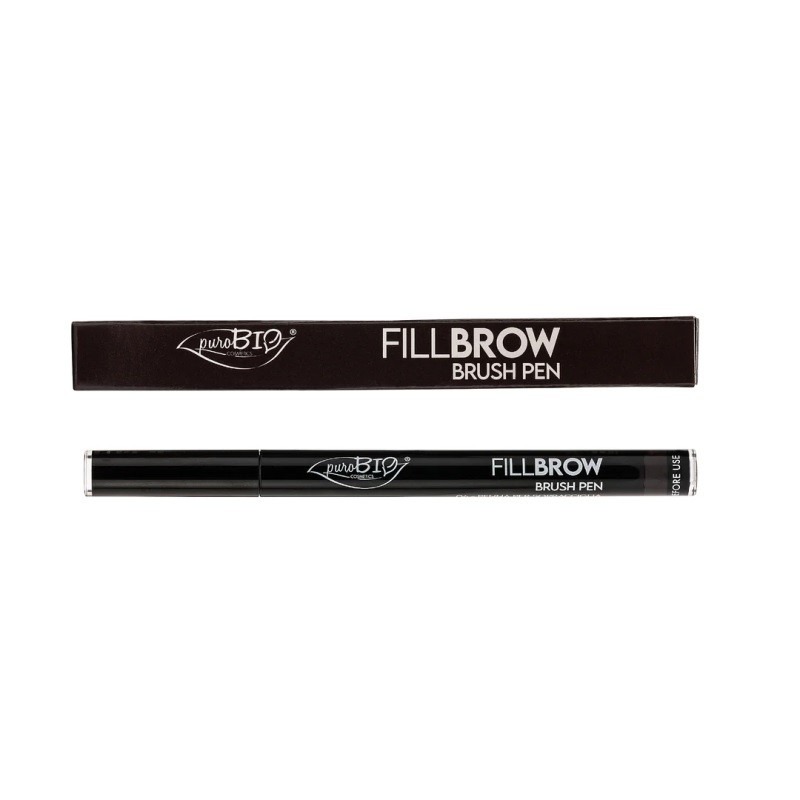 Purobio  FillBrow Pen Brush 04 - Nero  Matite sopracciglia