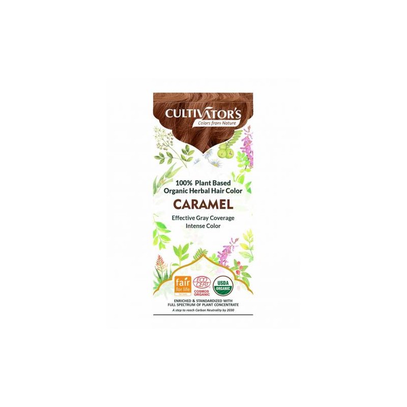 Cultivator's  Tinta Vegetale Biologica - Caramello  Henné e Tinte Vegetali