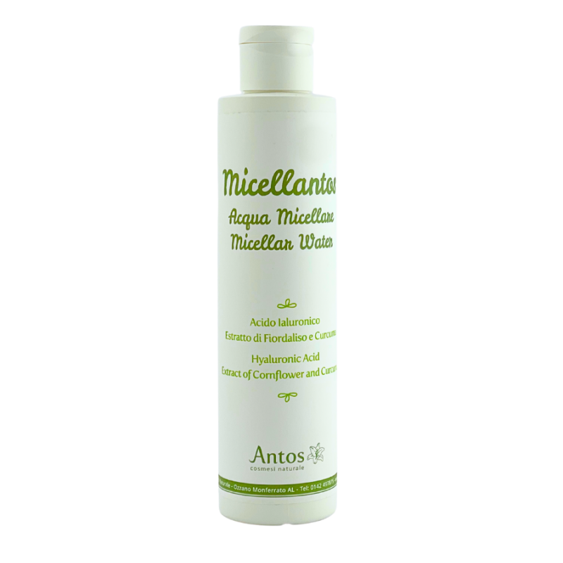 Antos Cosmetici  Micellantos - Acqua Micellare Struccante e Detergente Delicata  Struccanti