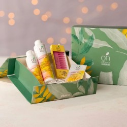 Officina Naturae  Gift Box Vai Col Liscio - Shampoo, Balsamo e Pettine  Idee Regalo