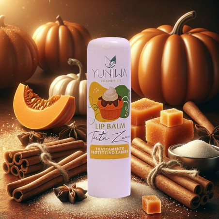 Yuniwa Cosmetics  Balsamo Labbra Protettivo - Torta di Zucca  Lipbalm Yuniwa Cosmetics