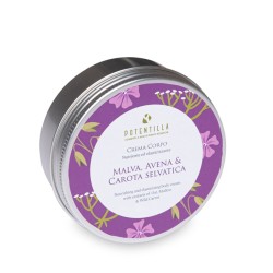 Crème corps Nourrissante et Elasticizing avec de l'Avoine, de la Mauve et de la Carotte