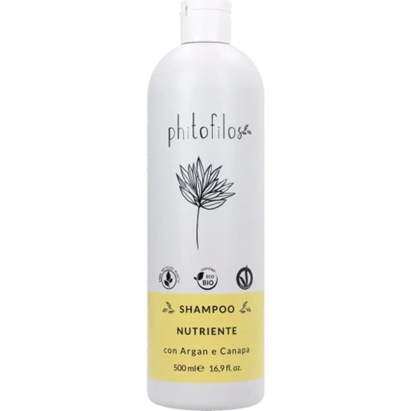 Phitofilos  Shampoo Nutriente 500ml  Shampoo Capelli Secchi e Trattati
