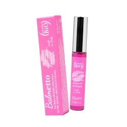 Balsamo labbra Colorato e Nutriente all'Acido Ialuronico Rosa - Uva Fragola