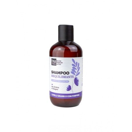 Tea Natura  Shampoo Riequilibrante per Capelli Grassi e con Forfora  Shampoo bio capelli grassi