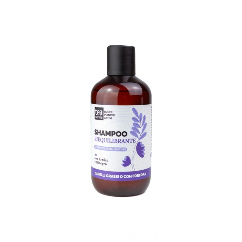 Tea Natura  Shampoo Riequilibrante per Capelli Grassi e con Forfora  Shampoo bio capelli grassi