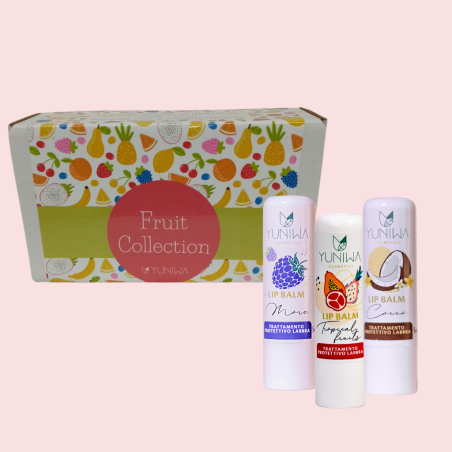 Yuniwa Cosmetics  Set Lipbalm - Fruit Collection  Idee Regalo