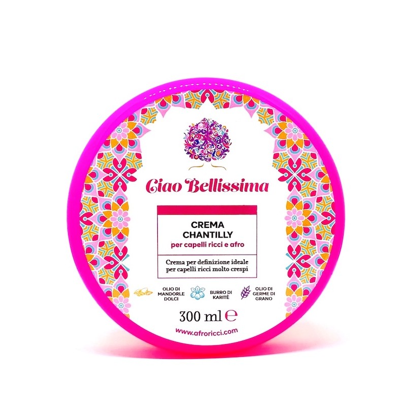 Afroricci  Crema Chantilly per Capelli Ricci e Afro  Styling