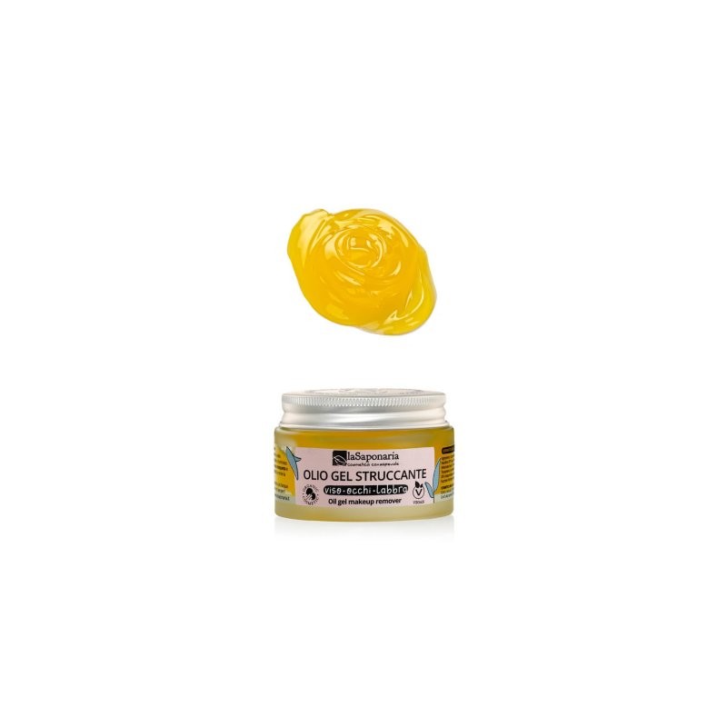La Saponaria  Olio Gel Struccante  Struccanti