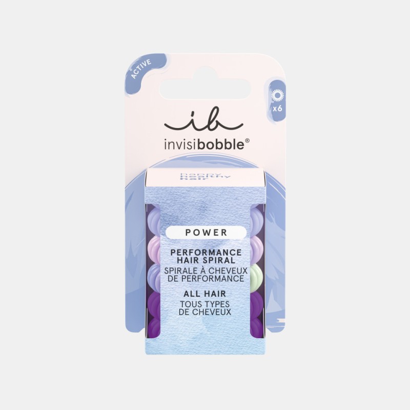 Invisibobble  Elastici per Capelli - Power Gym 6 pezzi  Spazzole e Phon