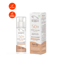 Laboratoires de Biarritz  Crema Solare Colorata per il Viso SPF 50 - Beige  Protezione Solare bio