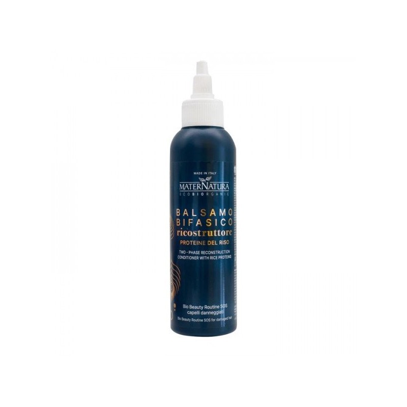 Maternatura  Balsamo Bifasico Ricostruttore alle Proteine del Riso  Balsamo Capelli Secchi e Trattati