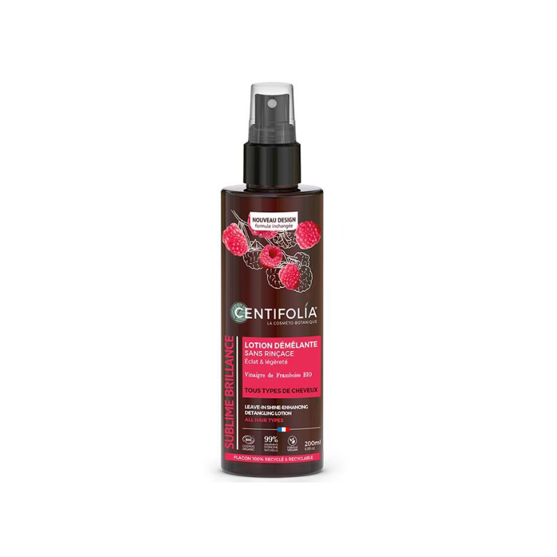 Centifolia  Balsamo Spray senza Risciacquo con Aceto di Lampone  Risciacquo Acido