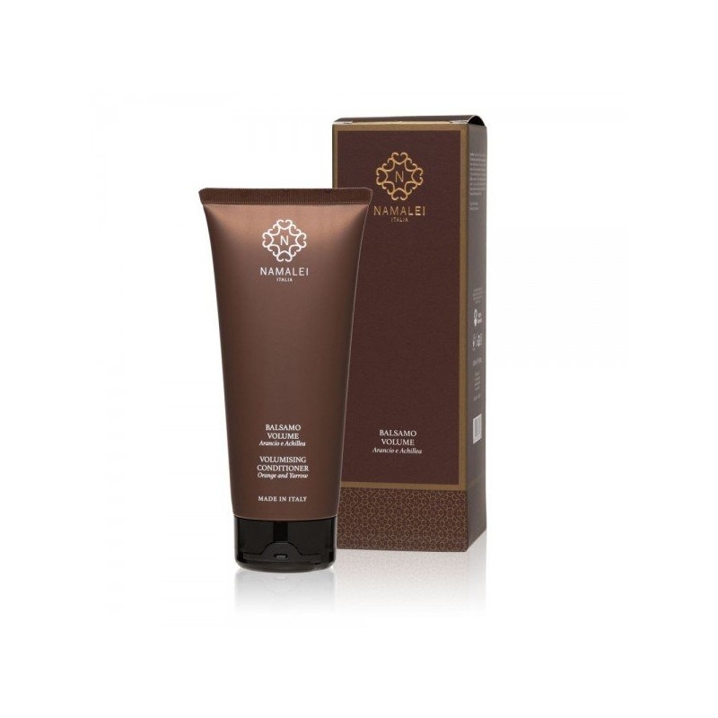 Namalei  Balsamo Volume e Disciplina con Arancio ed Achillea  Balsamo Capelli Sottili