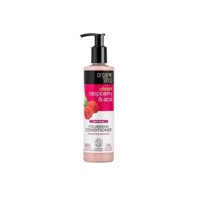 Organic Shop  Balsamo Volumizzante con Lampone e Acaj  Balsamo Capelli Sottili