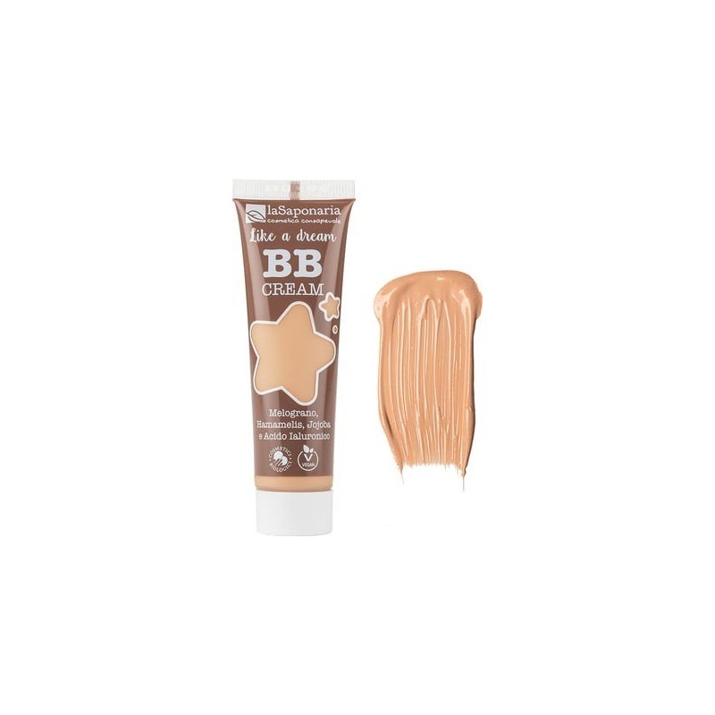 La Saponaria  BB Cream Idratante con Acido Ialuronico - Sand  BB e CC Cream