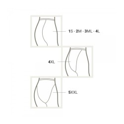 Solidea- Leggings Anticellulite  Bermuda Strong Champagne - Taglia 4 XL  Leggins Anticellulite