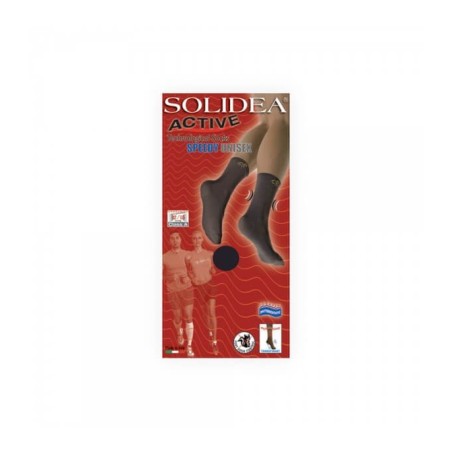 Solidea- Leggings Anticellulite  Calzino nero a compressione graduata Taglia 3L  Leggins Anticellulite